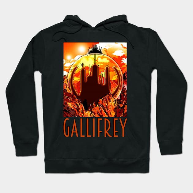 Visit Gallifrey! Hoodie by RocketPopInc